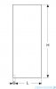 Geberit One kabina Walk-in 100x200 szkło przejrzyste 8mm 560.002.00.1